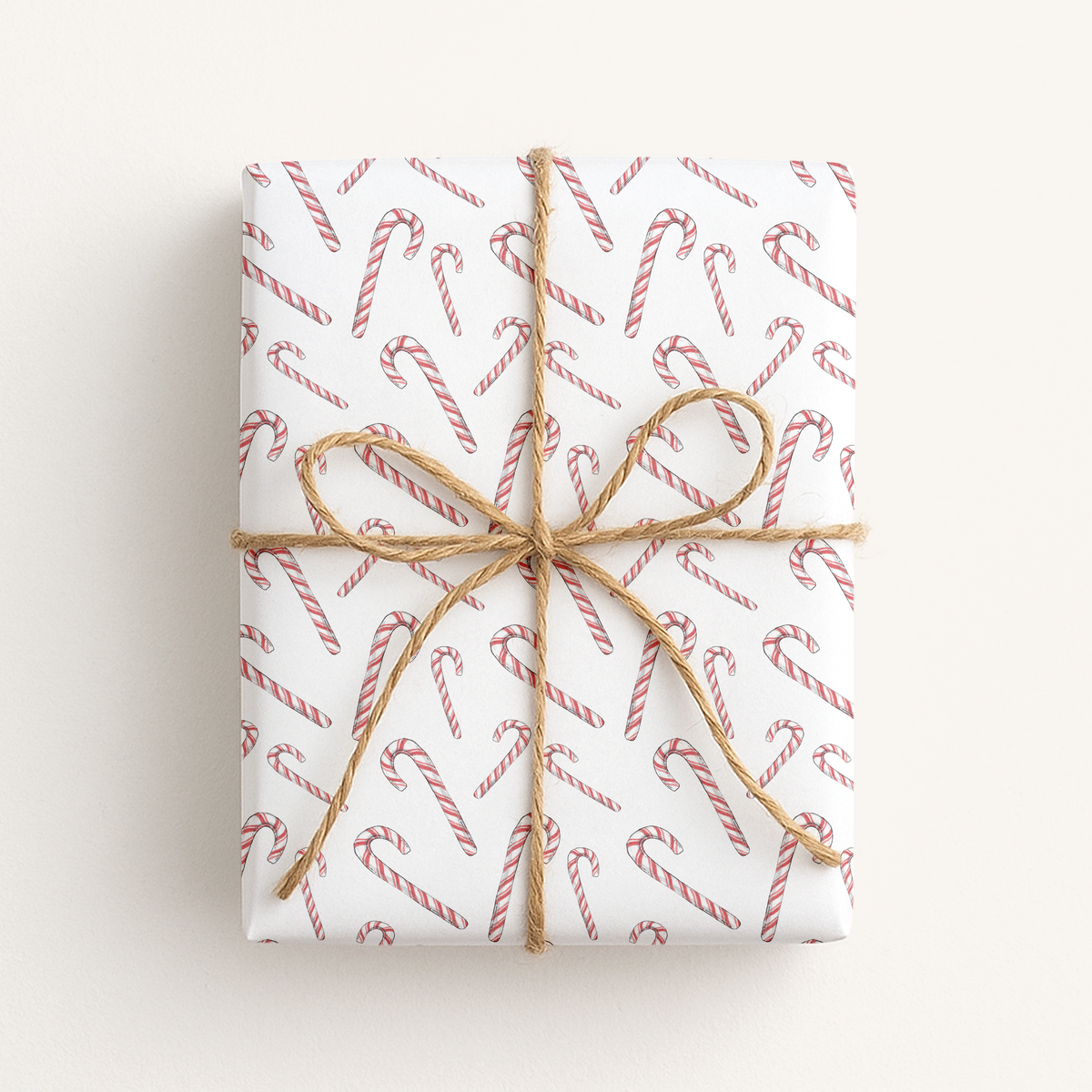 Candy Cane Gift Wrap