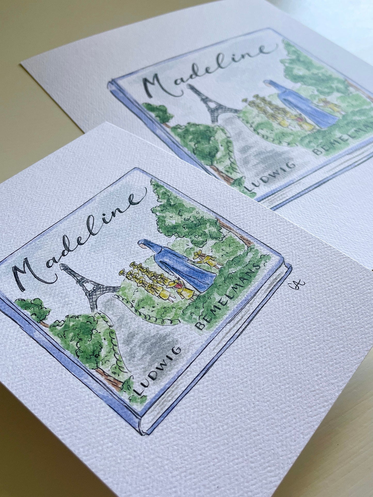 Madeline Book Cover Art Print