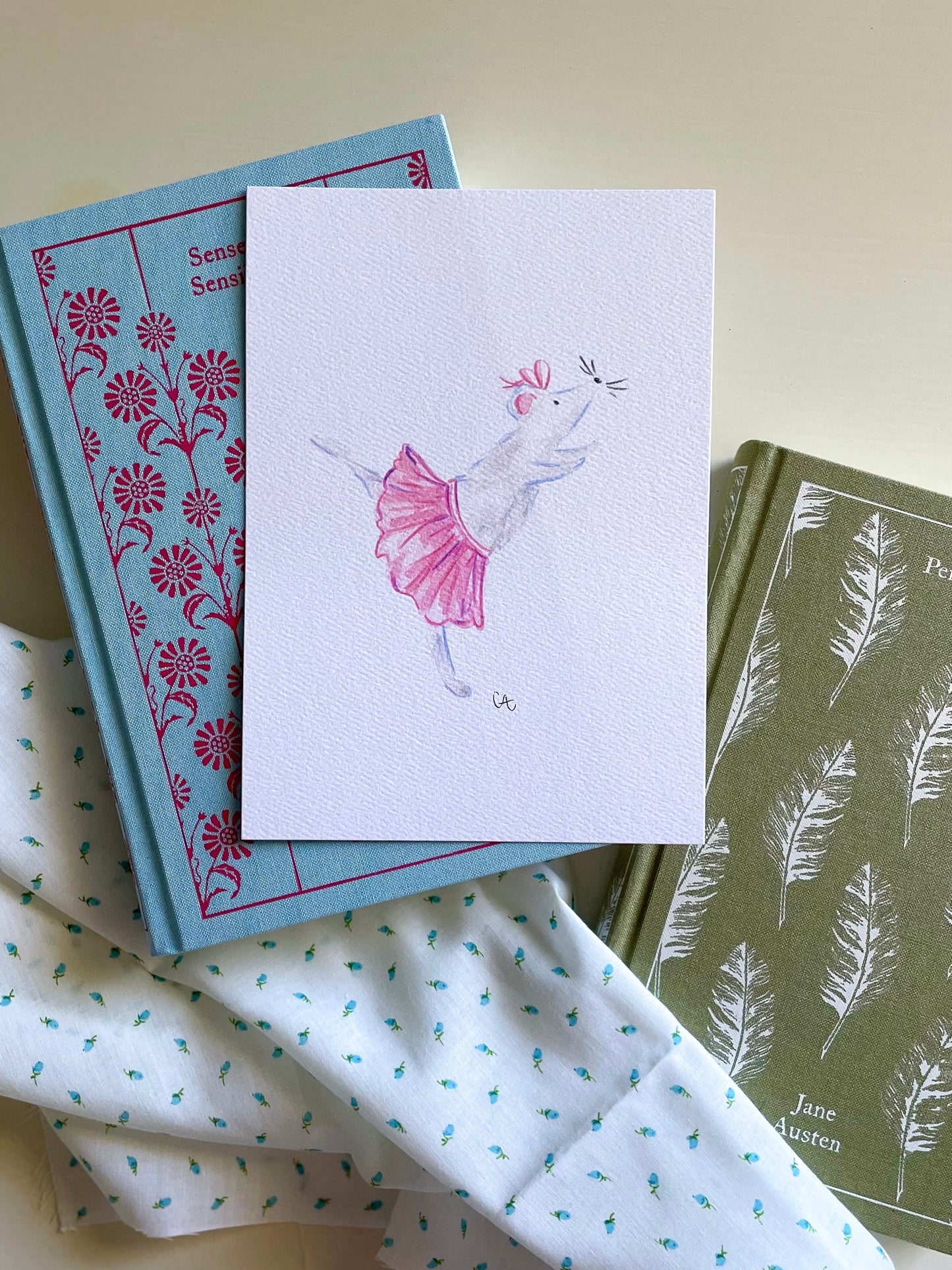 Angelina Ballerina Art Print