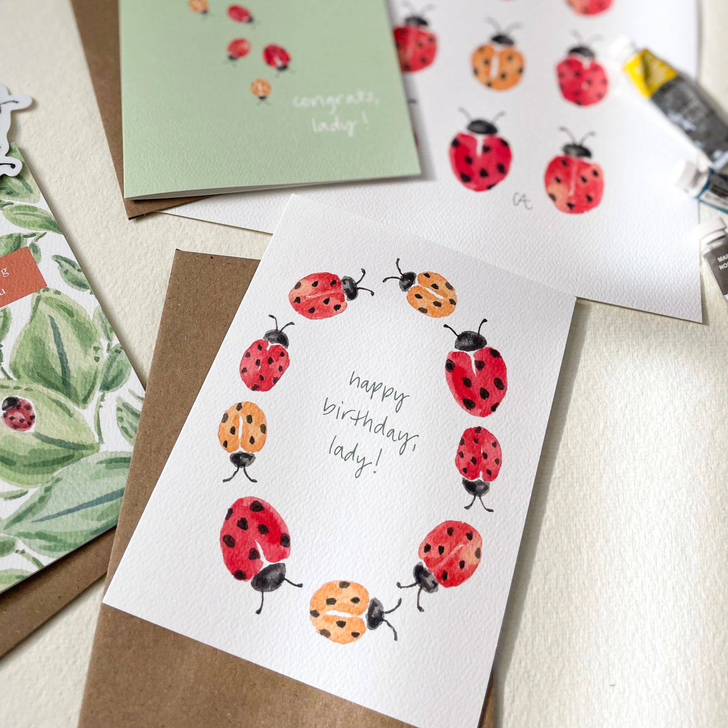 Happy Birthday Lady Greeting Card