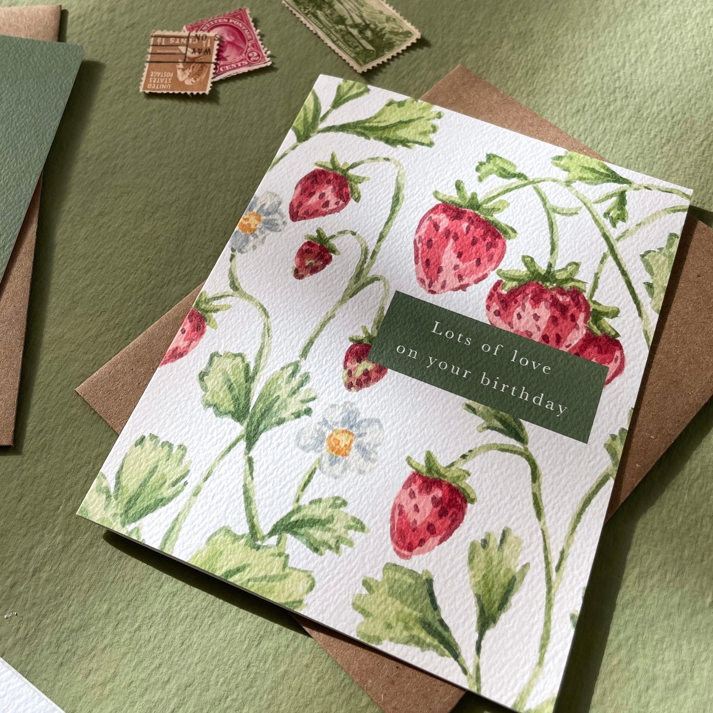 IMPERFECT Lots of Love on Your Birthday Greeting Card