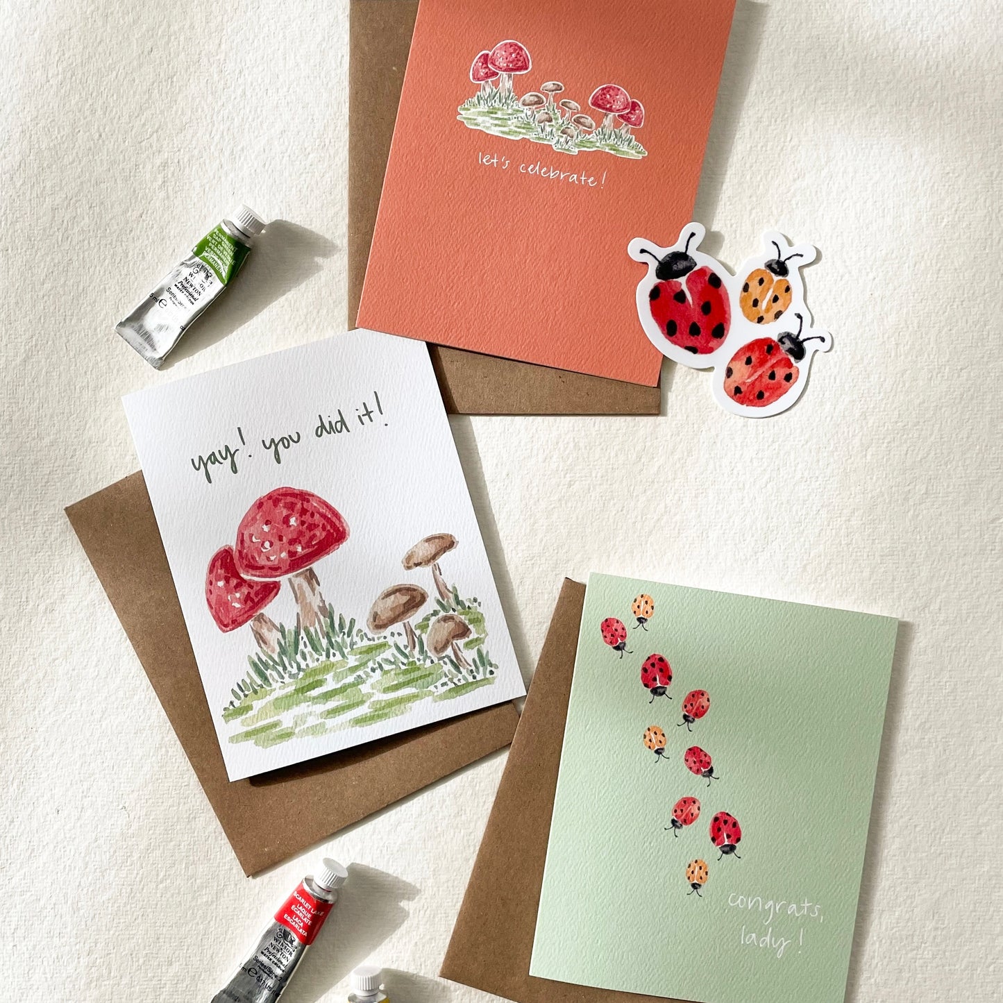 Let's Celebrate! Mushroom Greeting Card