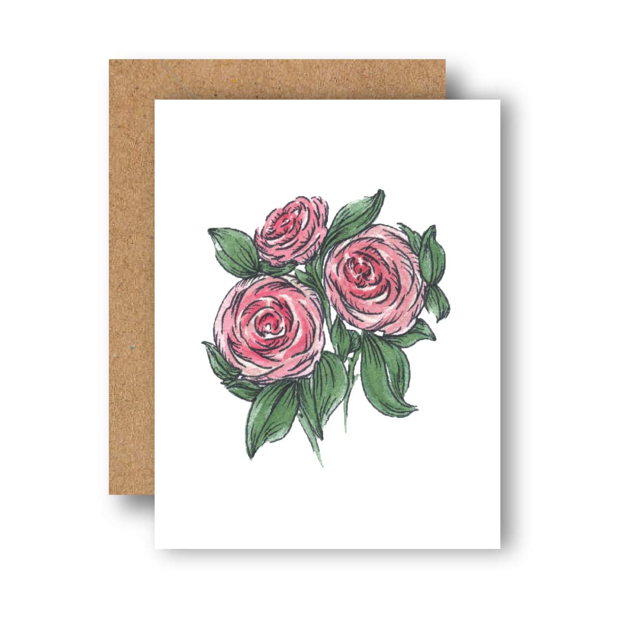 Roses Flower Everyday Greeting Card