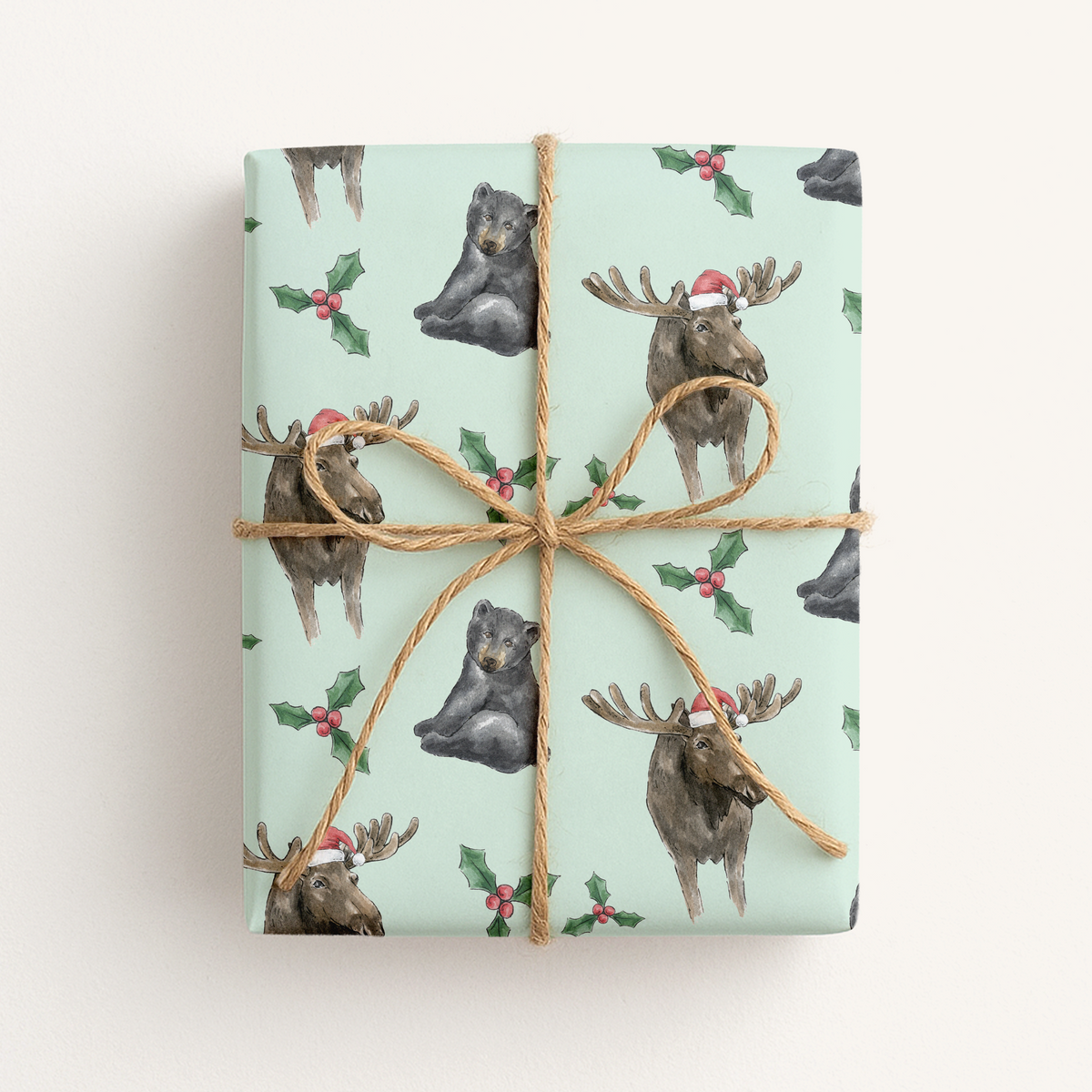 Moose & Bear Gift Wrap