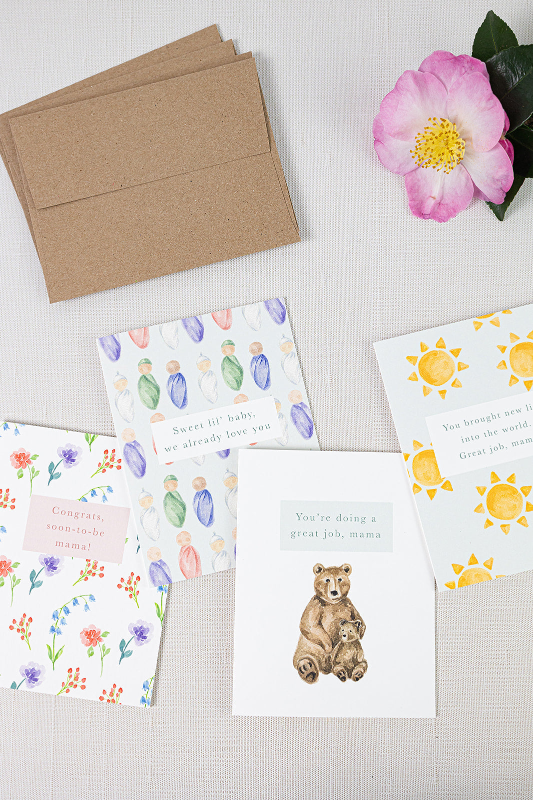 Sweet Lil' Baby, We Already Love You Greeting Card