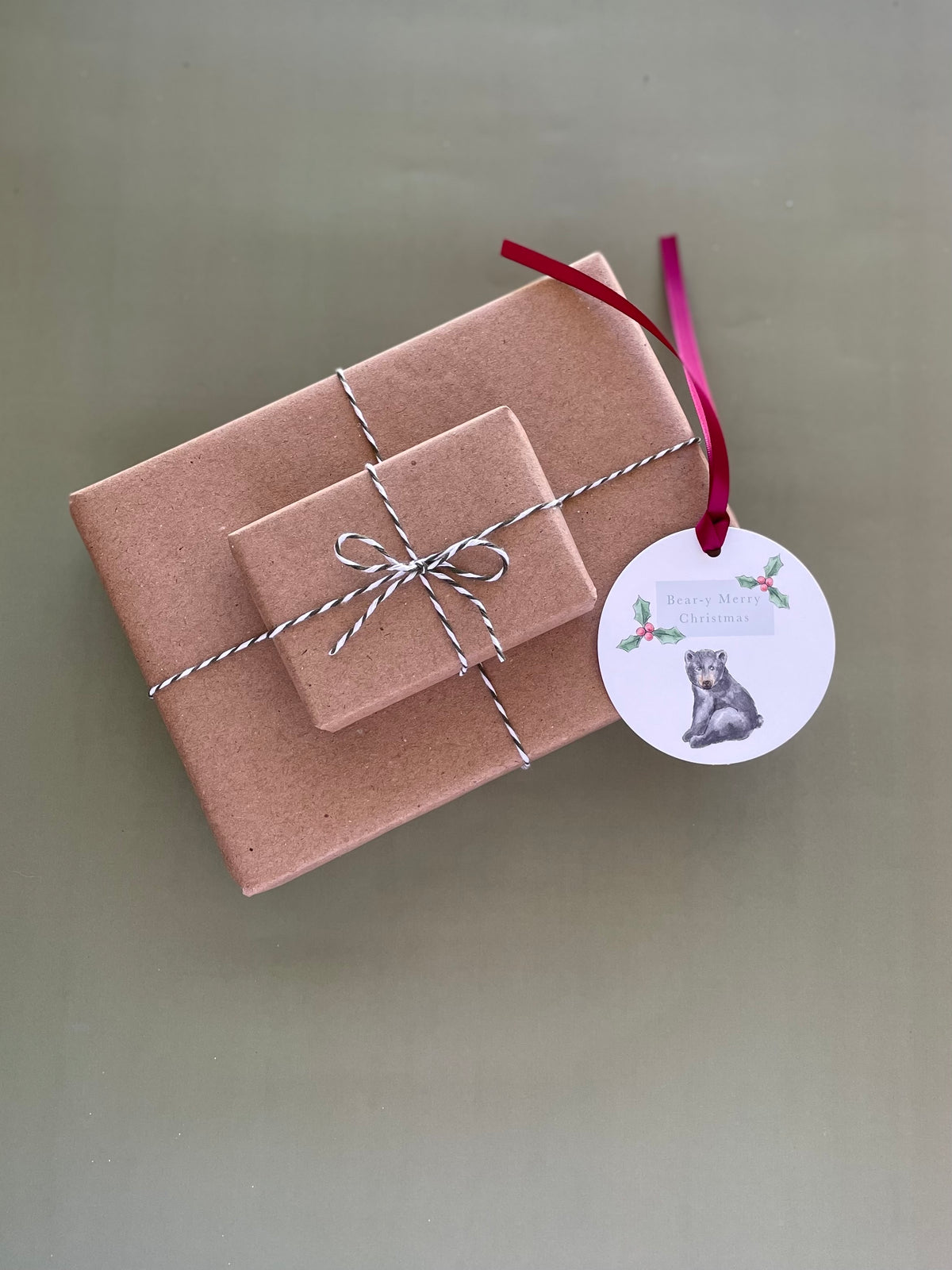 Bear-y Merry Christmas Gift Tags