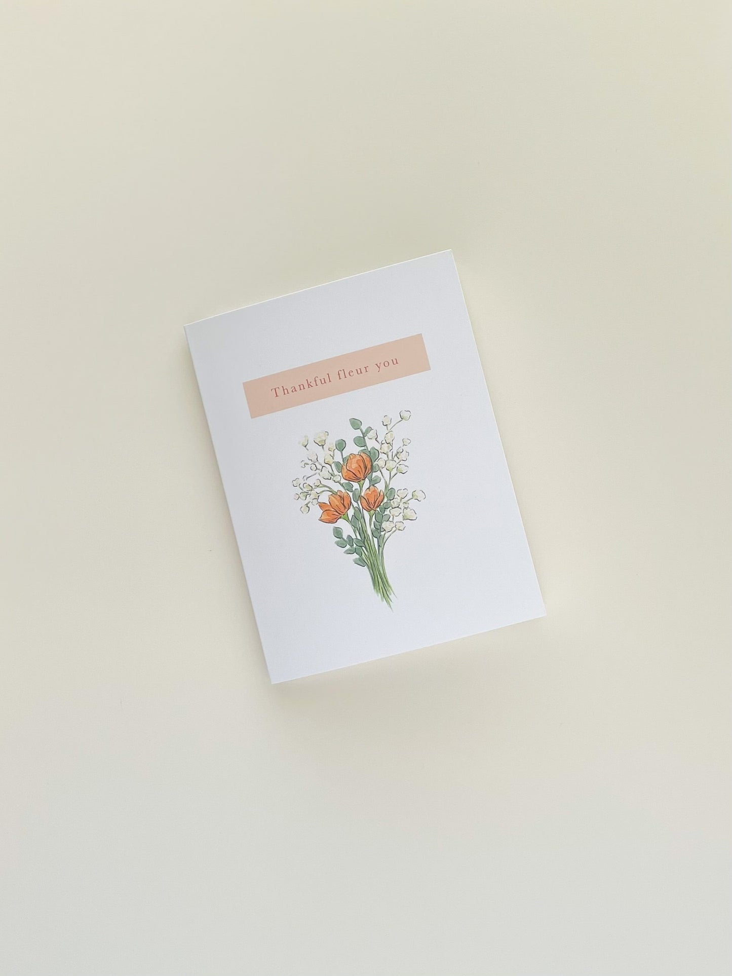 Thankful Fleur You Greeting Card