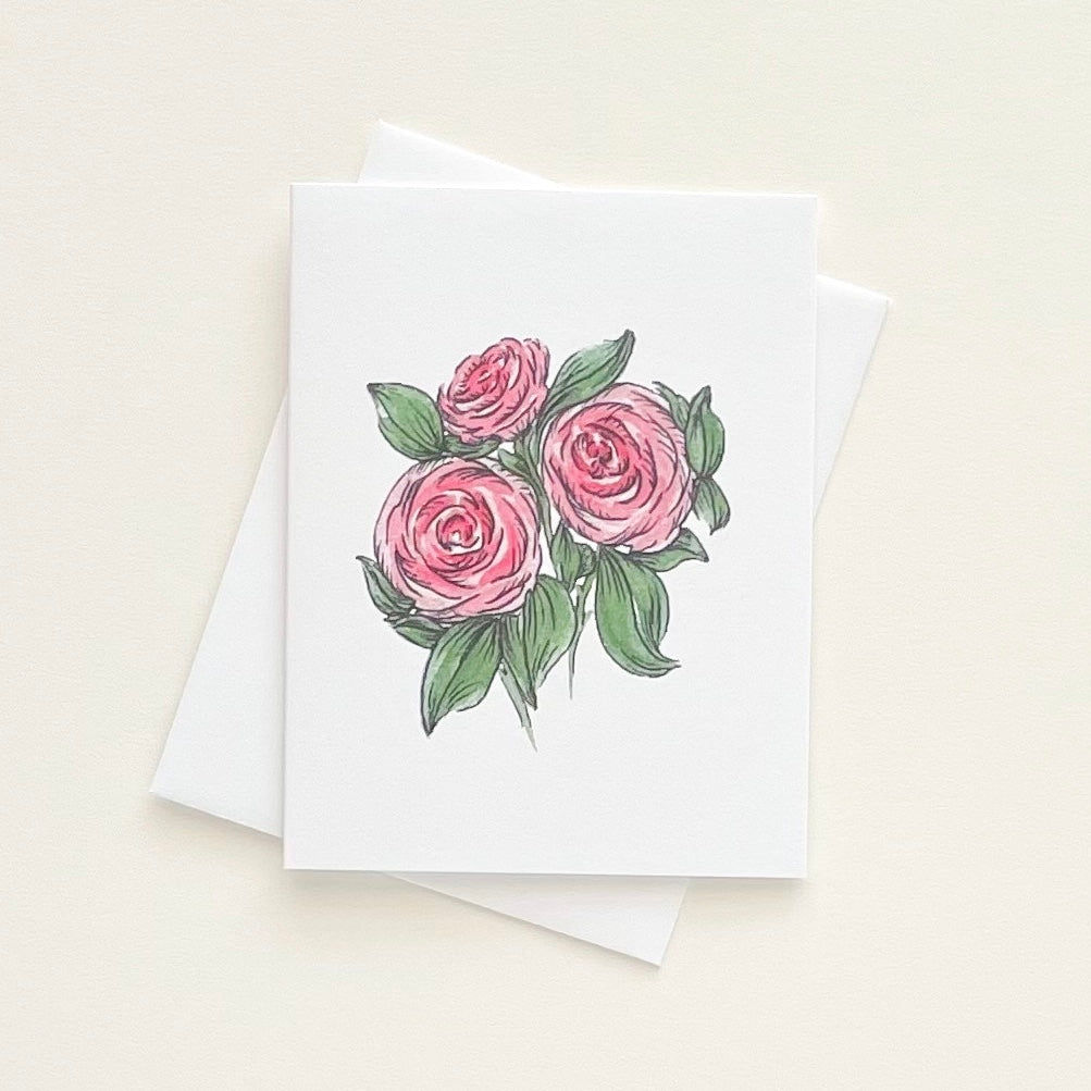 Roses Flower Everyday Greeting Card