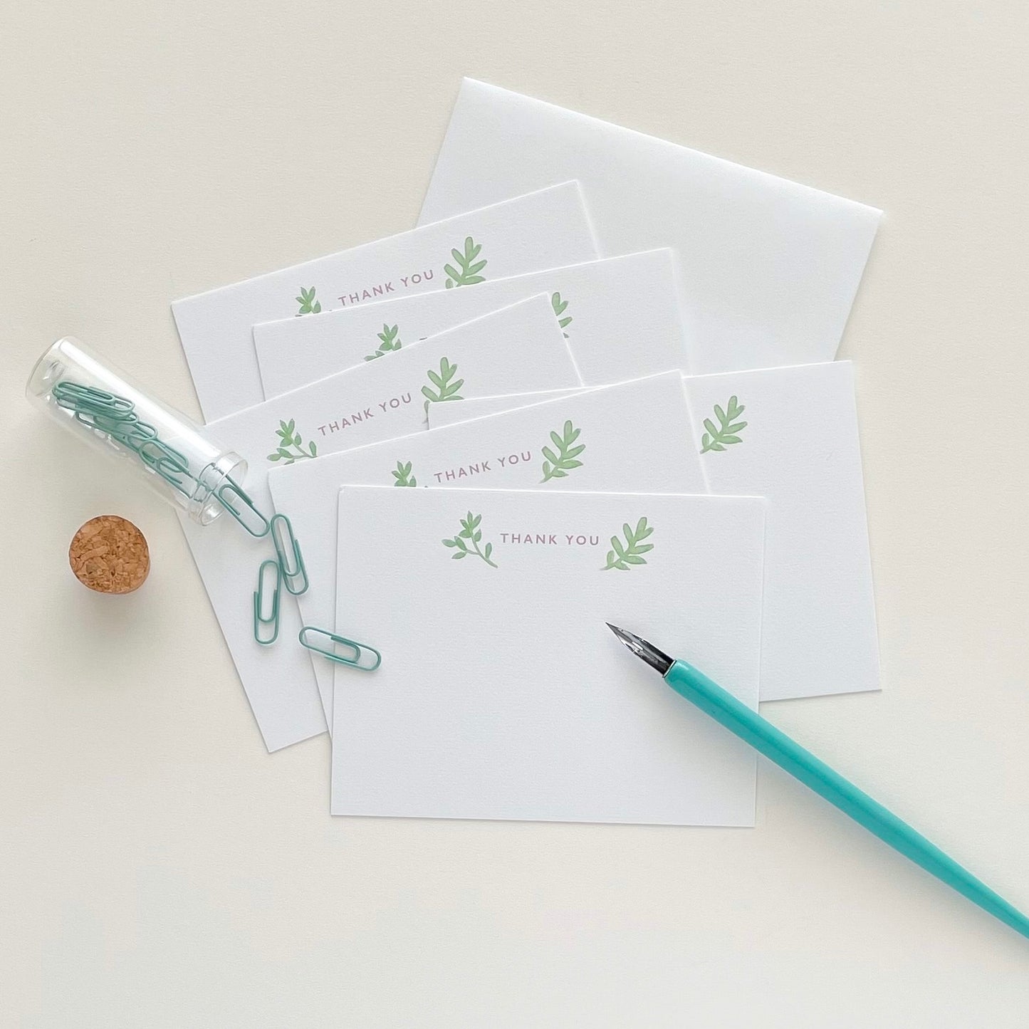 Thank You Flat Greeting Card