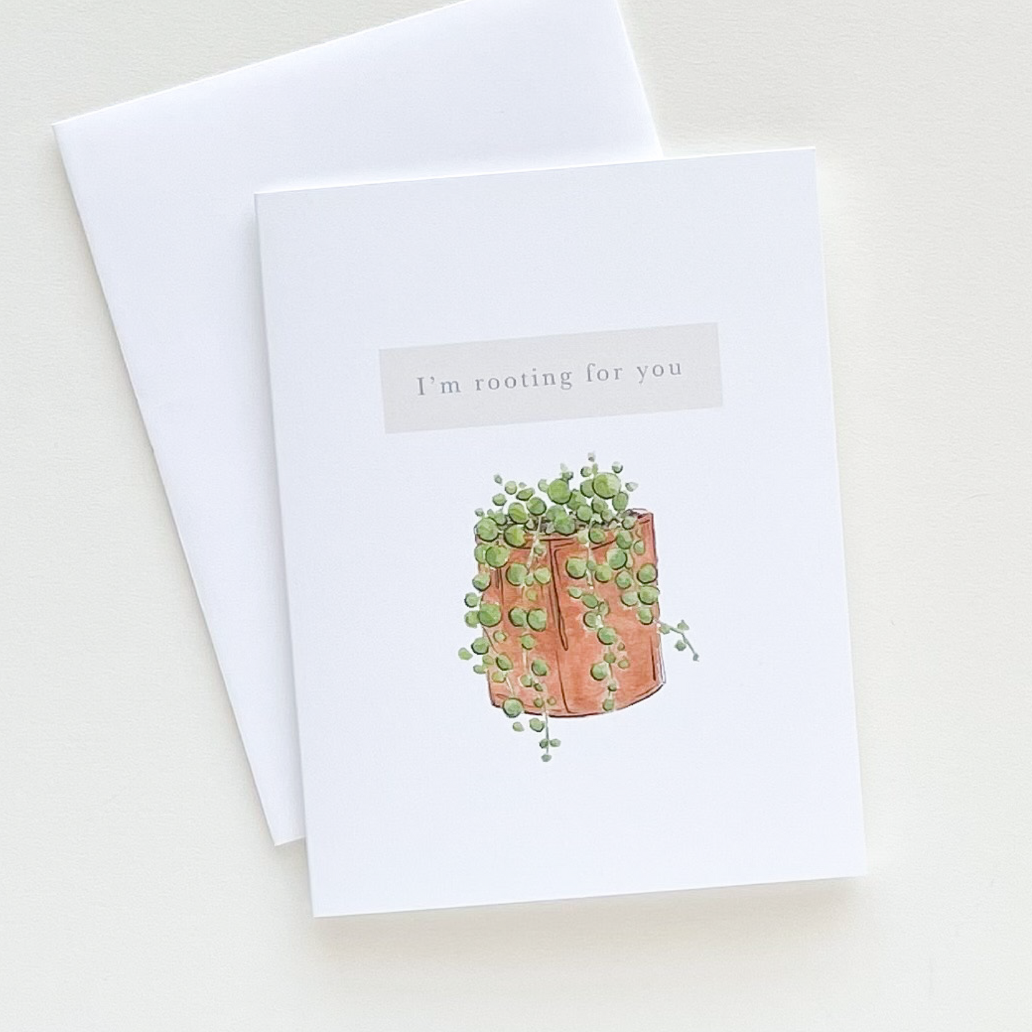 Rooting for You Greeting Card