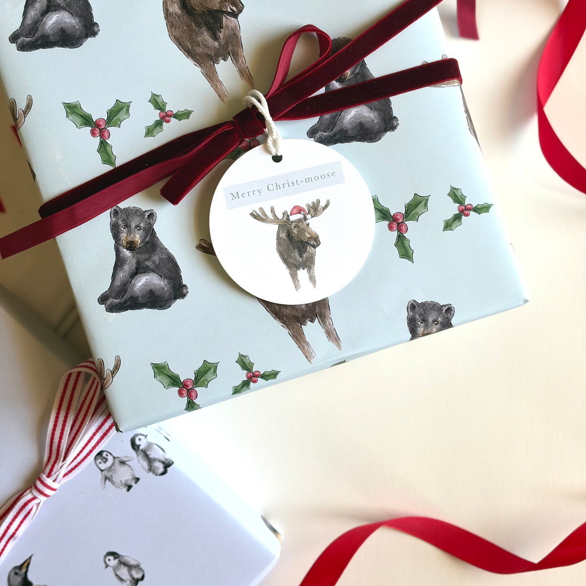 Merry Christ-moose Gift Tags