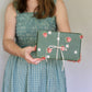 Strawberries and Flowers Gift Wrap