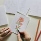 Texas Wildflowers DIY Watercolor Card Kit