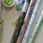 Green Leaves Gift Wrap