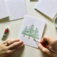 Camping DIY Watercolor Card Kit