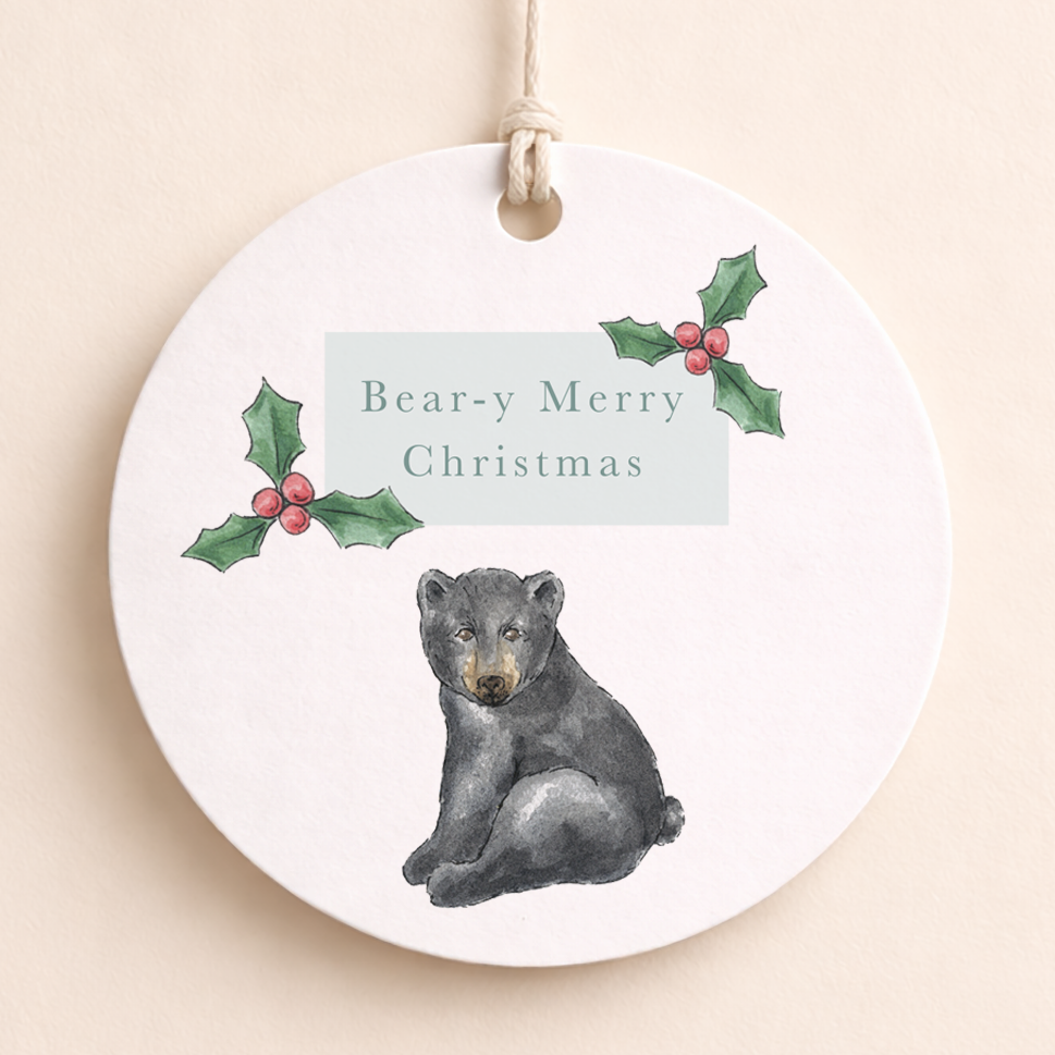 Bear-y Merry Christmas Gift Tags