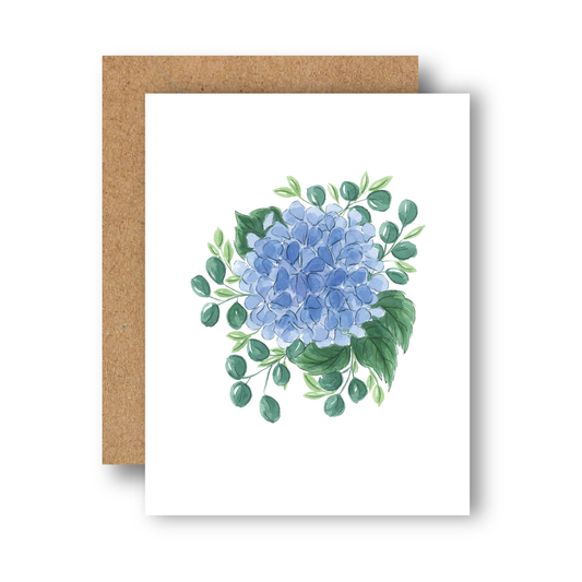 Blue Hydrangea Everyday Greeting Card