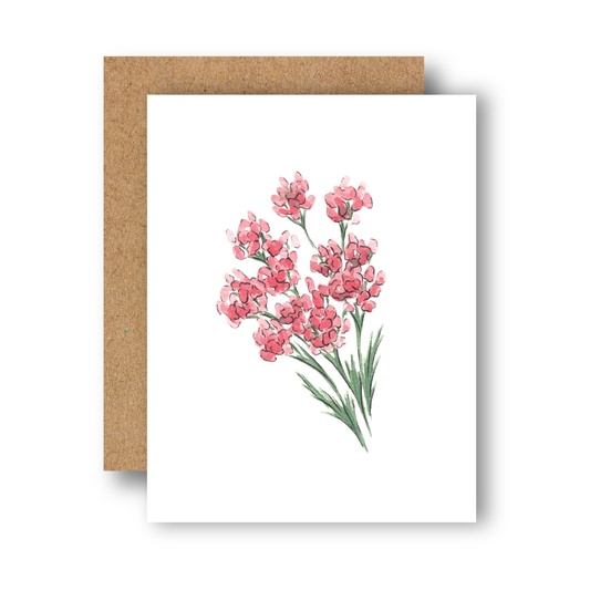 Bright Pink Blooms Everyday Greeting Card