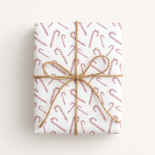 Candy Cane Gift Wrap