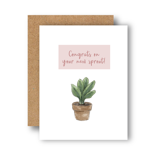 New Sprout Greeting Card