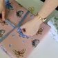 Pink Butterflies Gift Wrap