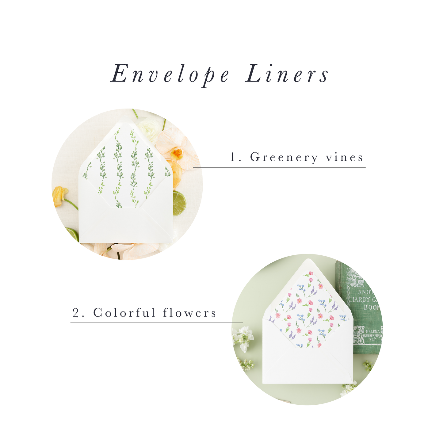 Patterned Envelope Liners
