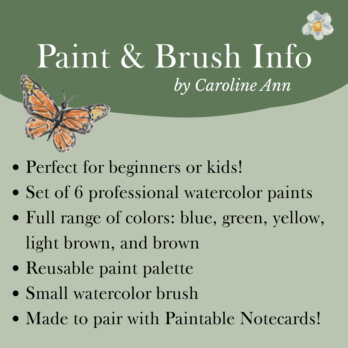 Add-On Paint Set & Paintbrush