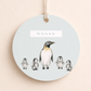 Fa La La Penguin Christmas Gift Tags