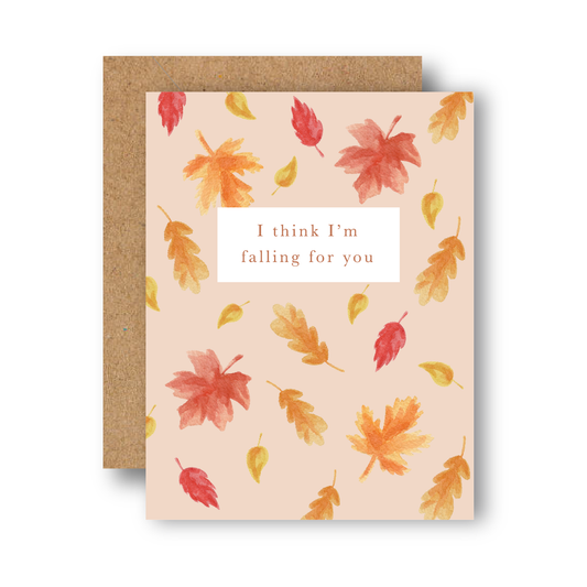 I Think I'm Falling For You Greeting Card