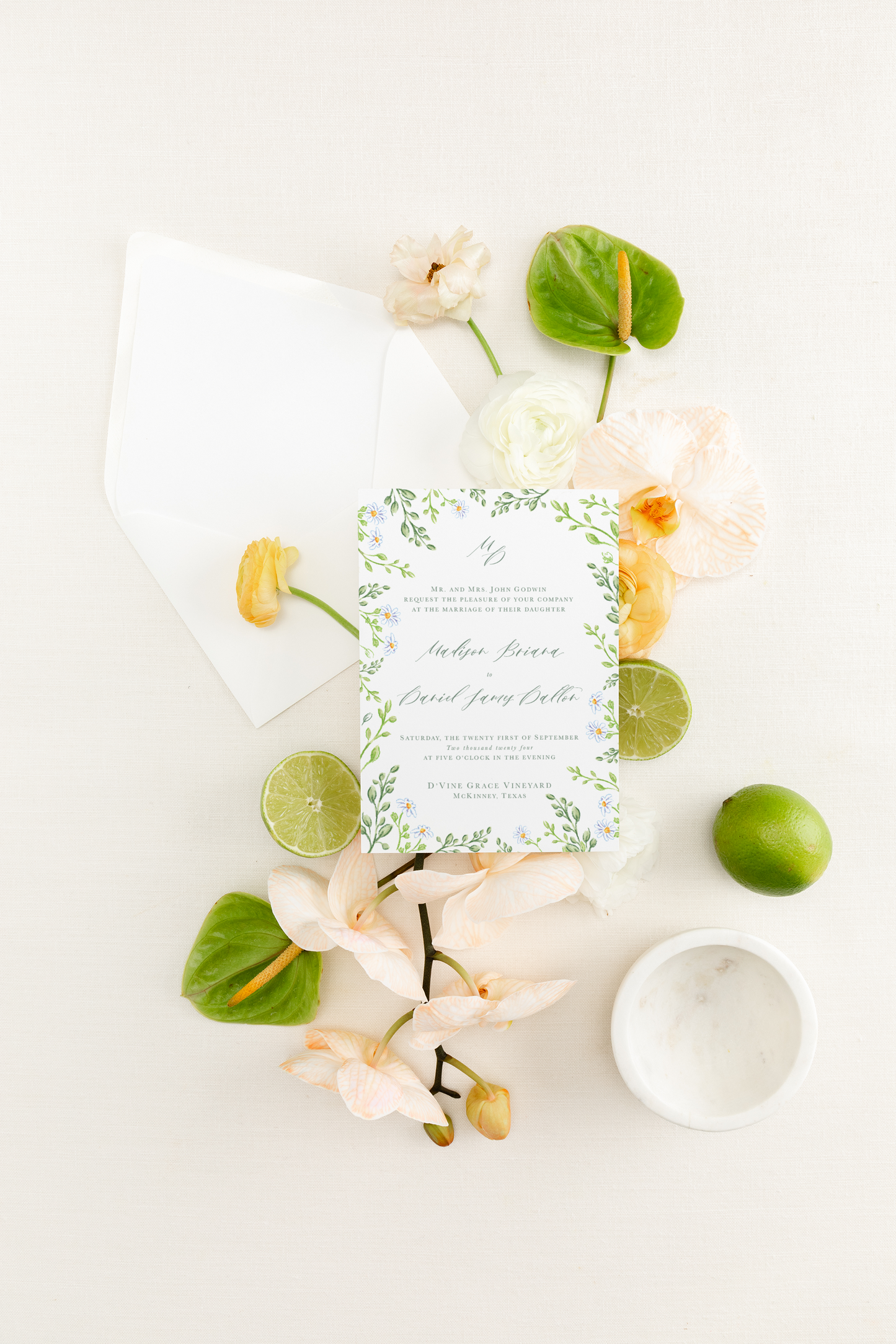 Greenery | Wedding Invitation
