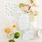 Greenery | Wedding Invitation with RSVP Set