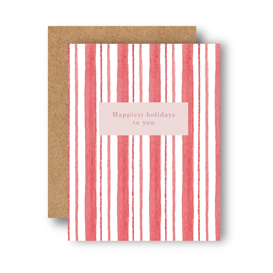 Happiest Holidays to You Greeting Card