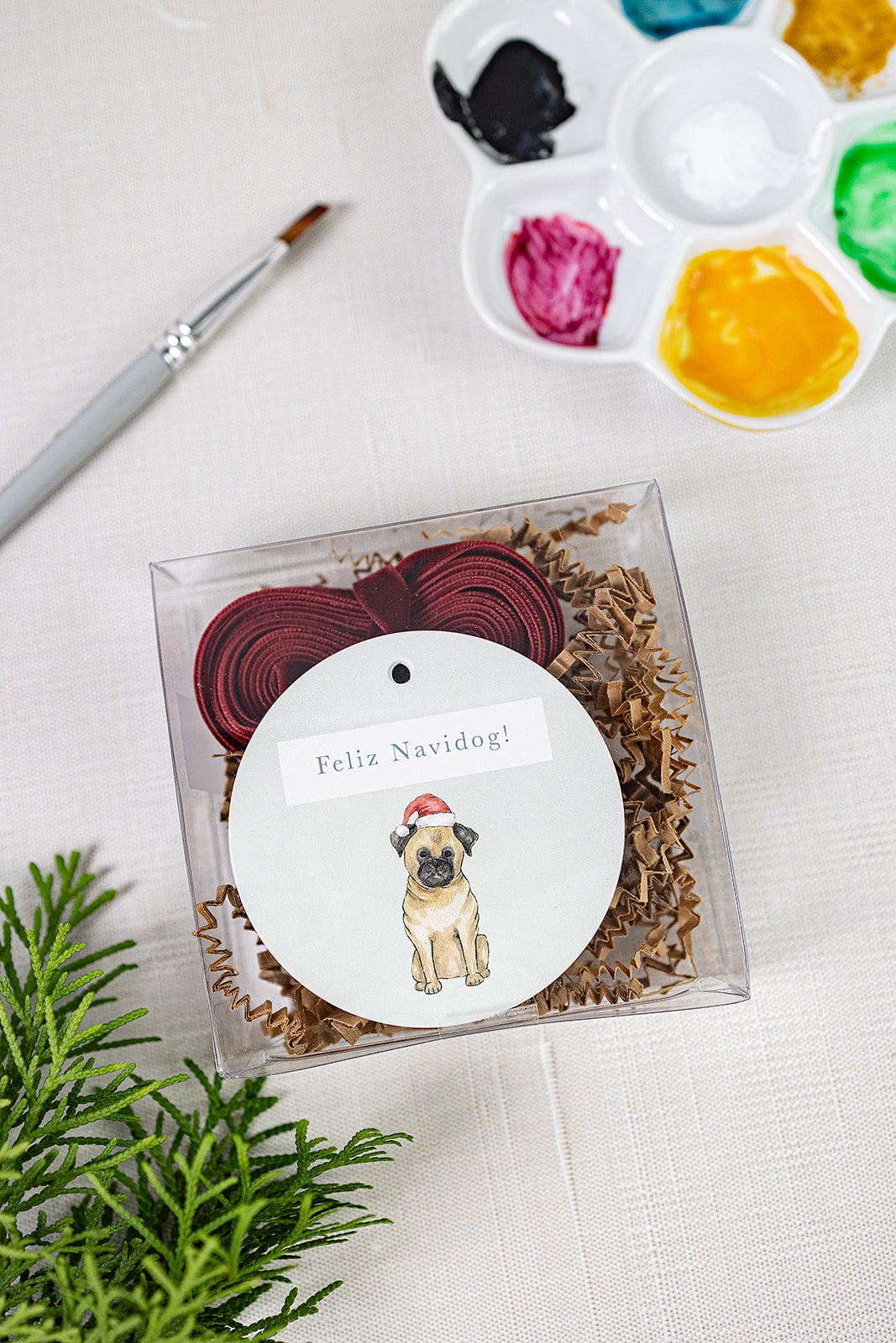 Feliz Navidog Christmas Luxe Gift Tags