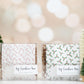 Candy Cane Pattern Christmas Place Cards: Set of 10