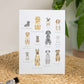 Dog Breeds Art Print