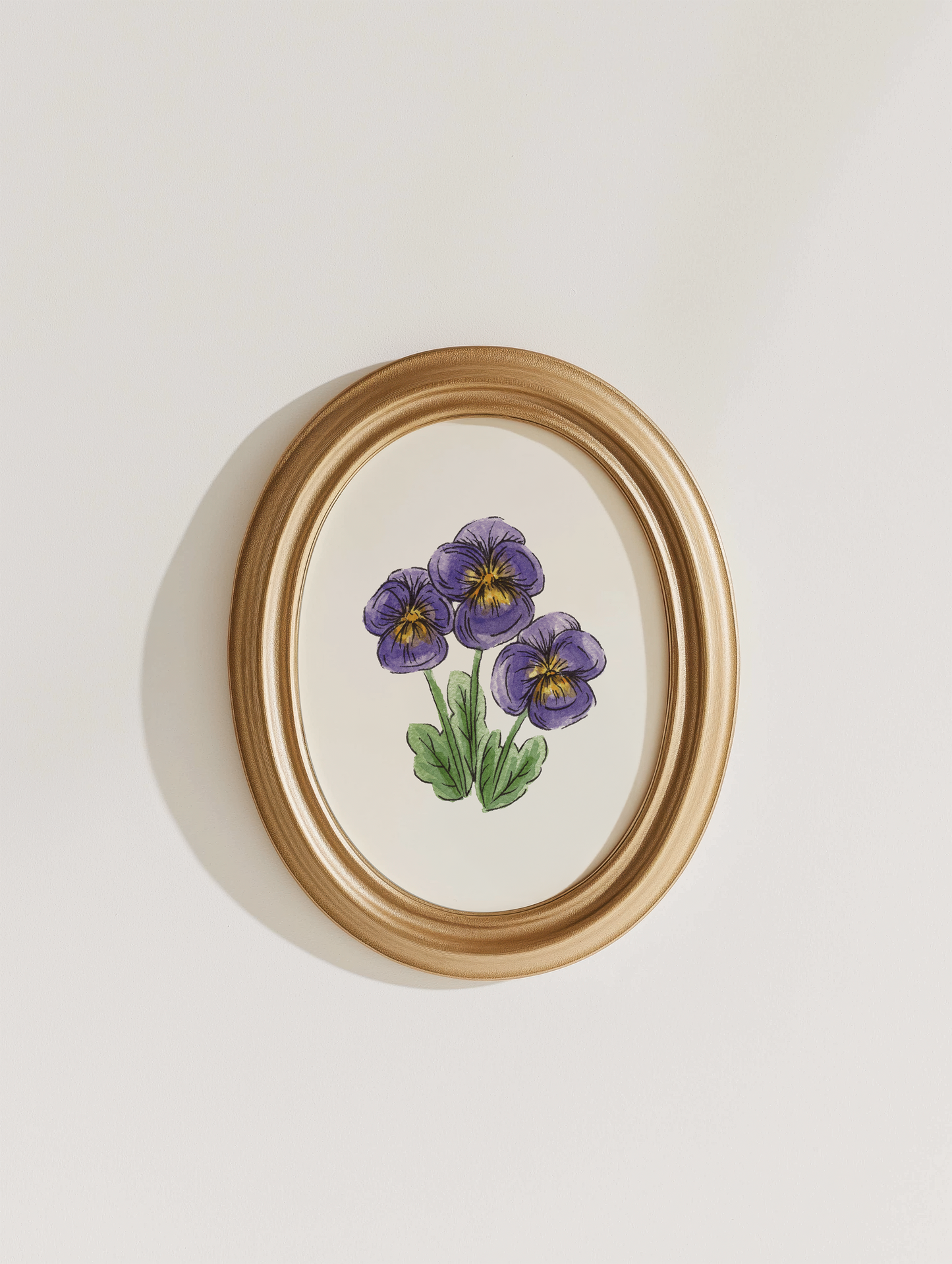 Pansy Art Print