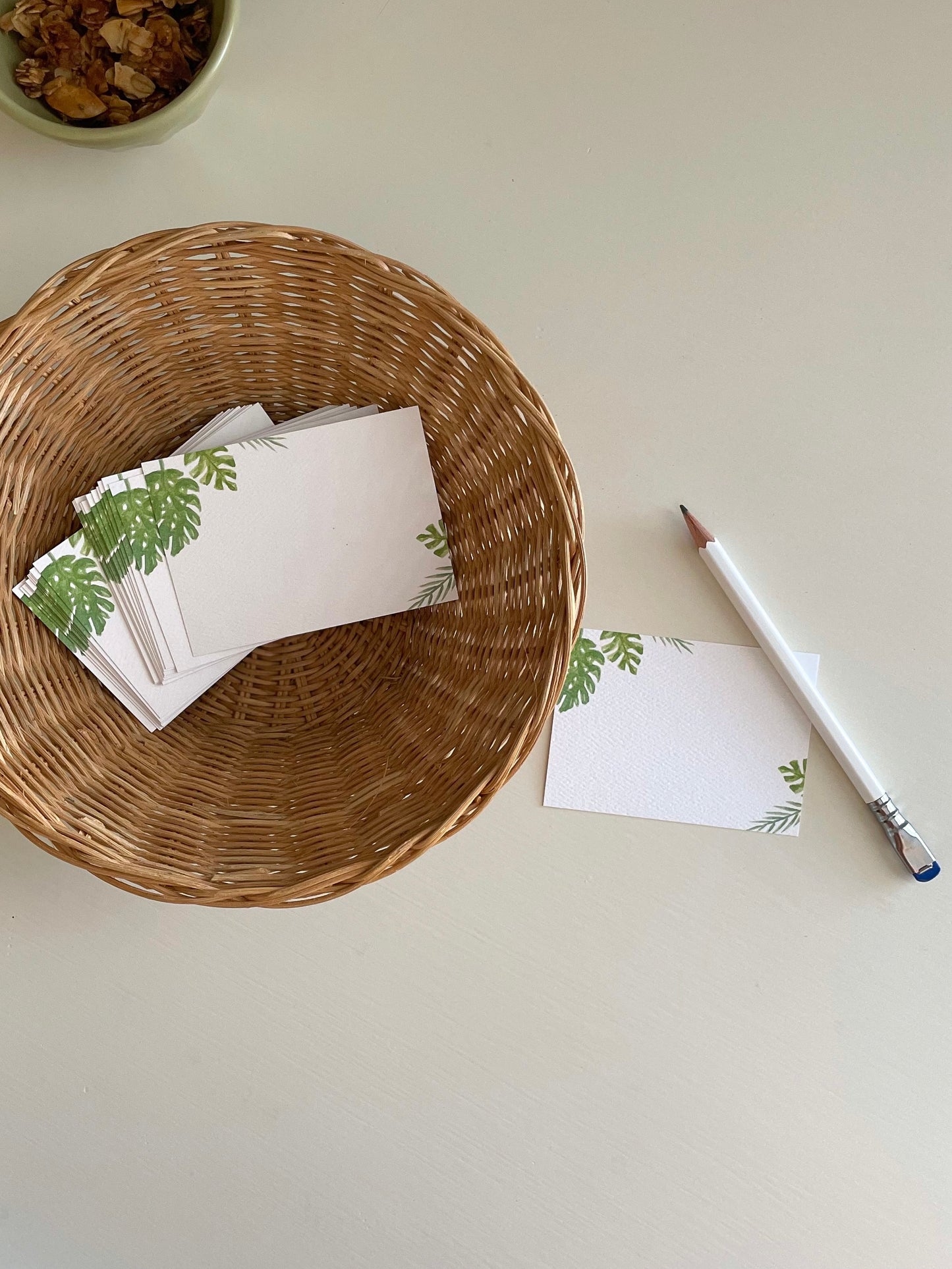 Tropical Leaves Mini Me Note Set