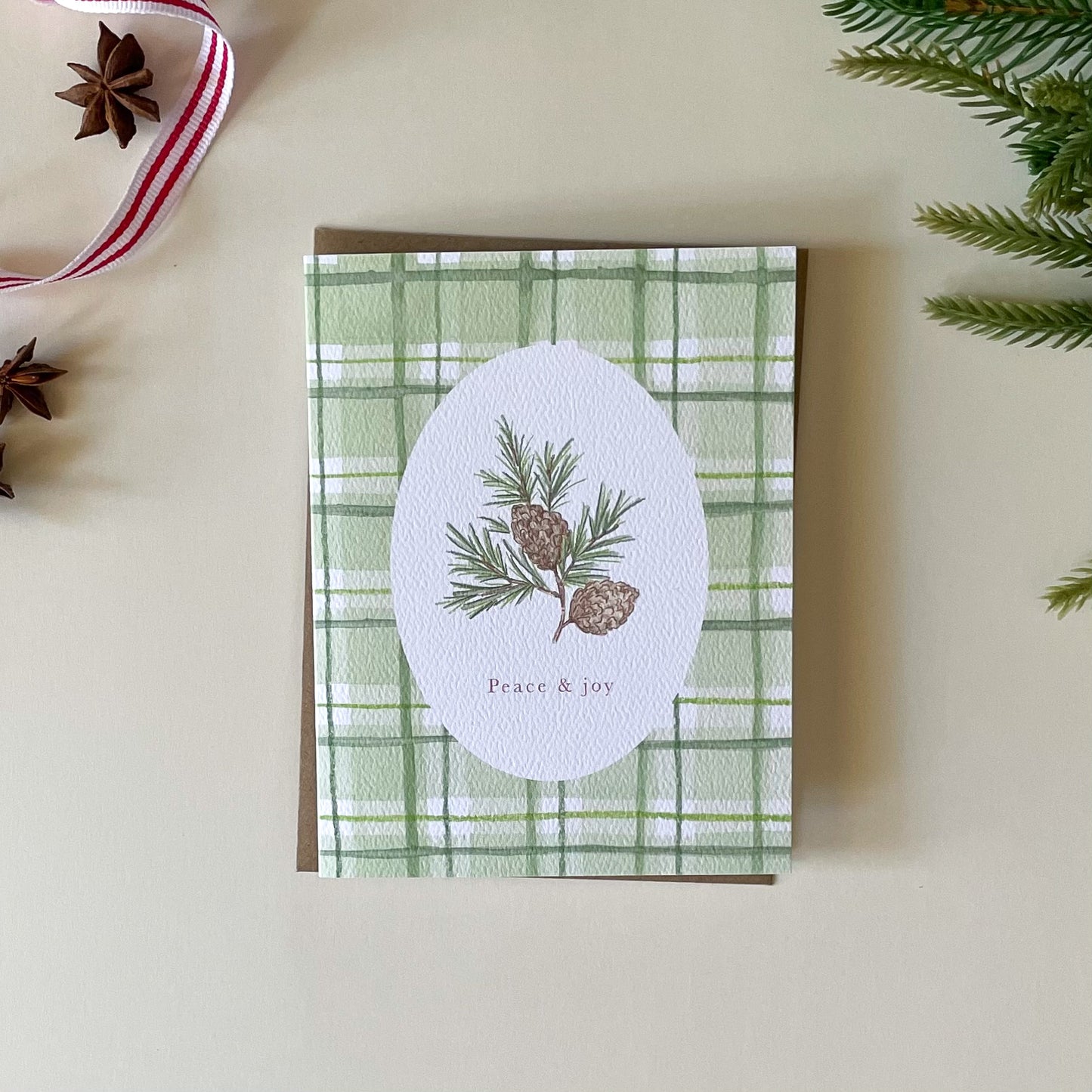 Peace & Joy Greeting Card