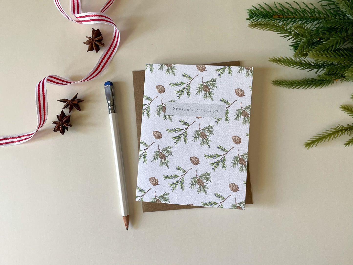 Season's Greetings Greeting Card