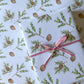 Pine Branch & Winter Berry Gift Wrap
