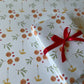 Candle & Garland Christmas Gift Wrap
