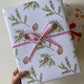 Pine Branch & Winter Berry Gift Wrap