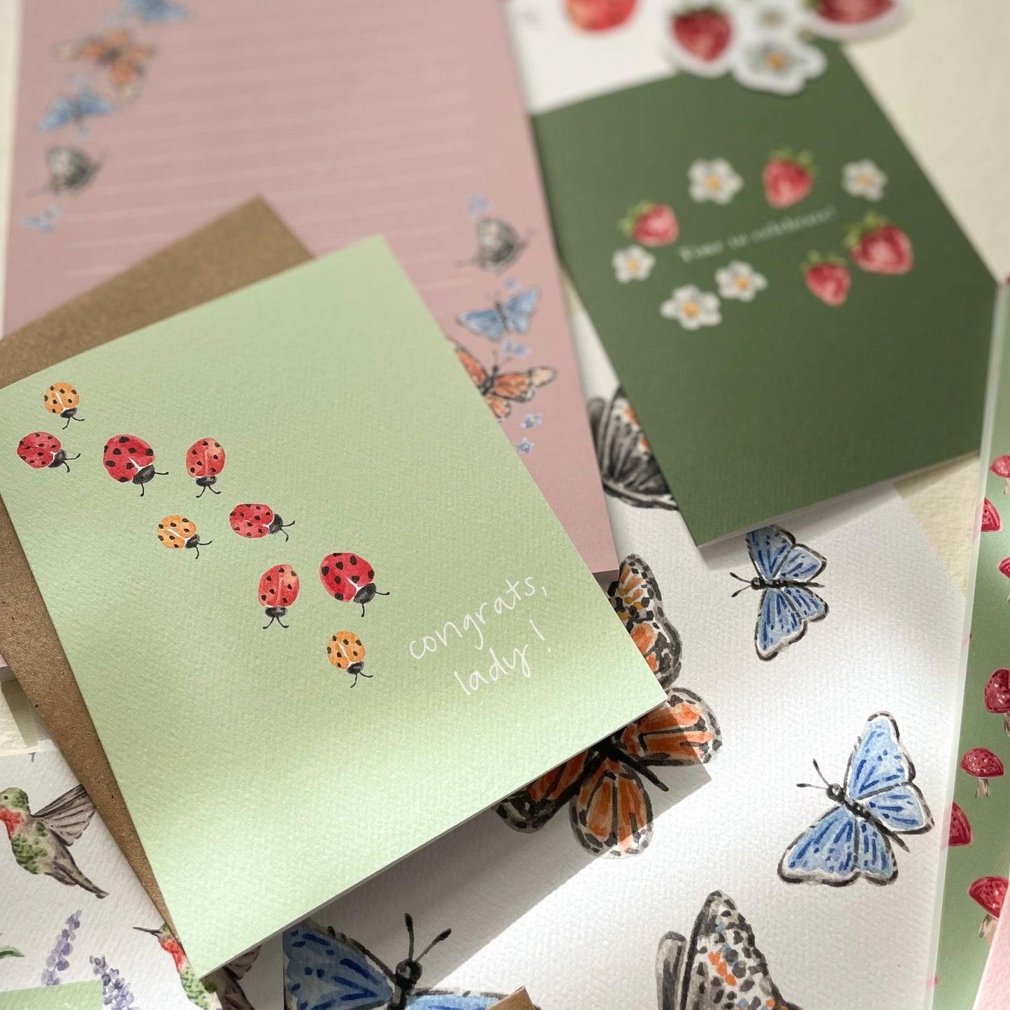 Congrats Lady Greeting Card