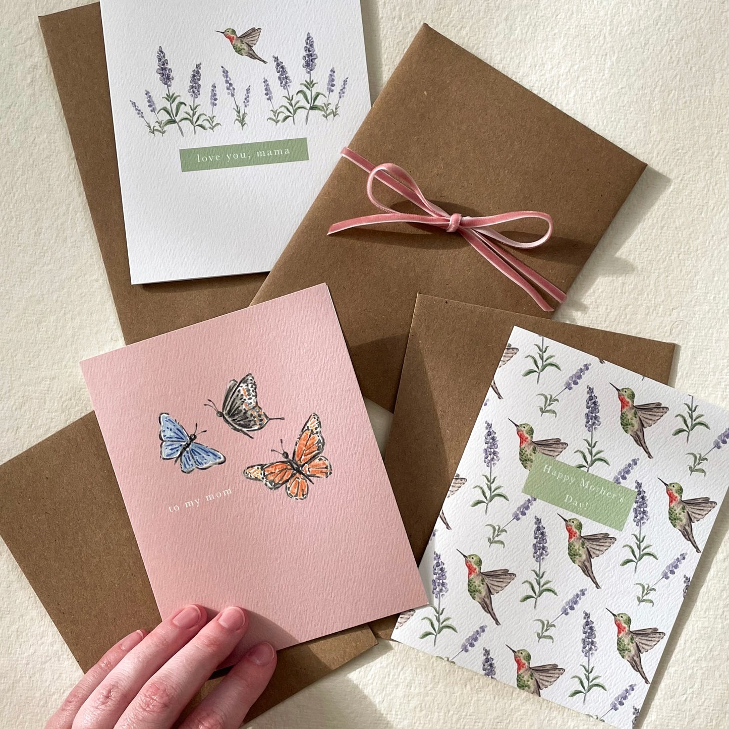 Happy Mother's Day Hummingbird Greeting Card