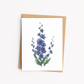 Larkspur Flower Everyday Greeting Card