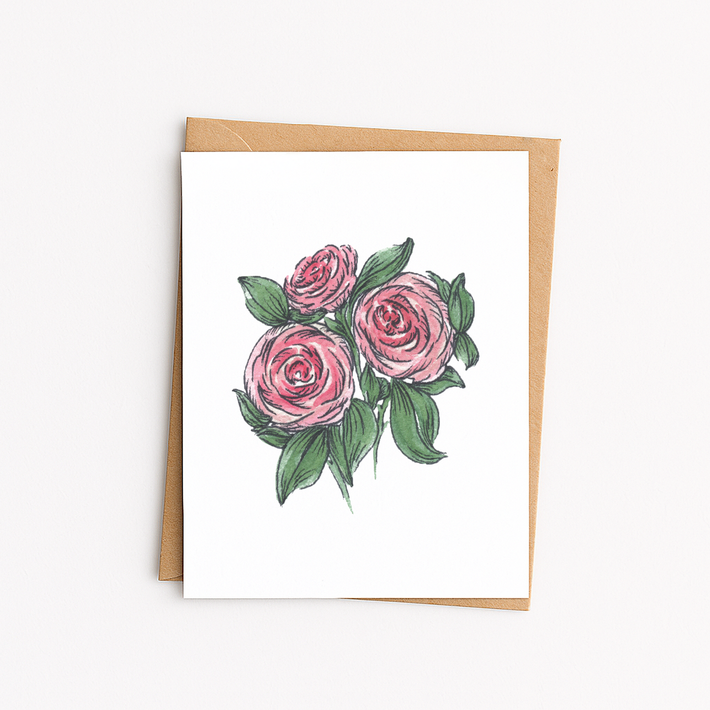Roses Flower Everyday Greeting Card