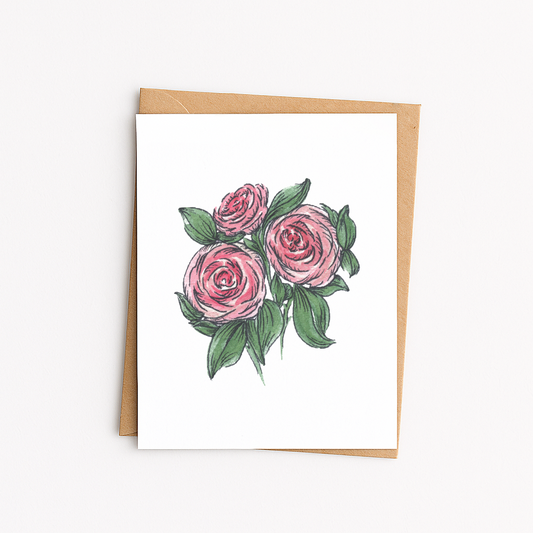 Roses Flower Everyday Greeting Card