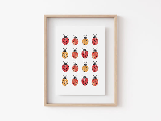 Ladybugs Art Print