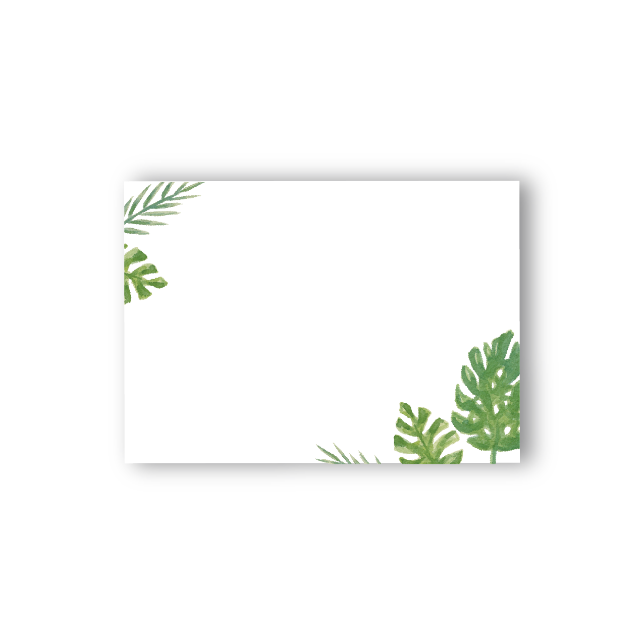 Tropical Leaves Mini Me Note Set