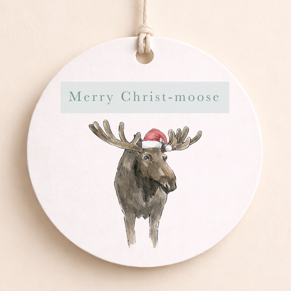 Merry Christ-moose Gift Tags